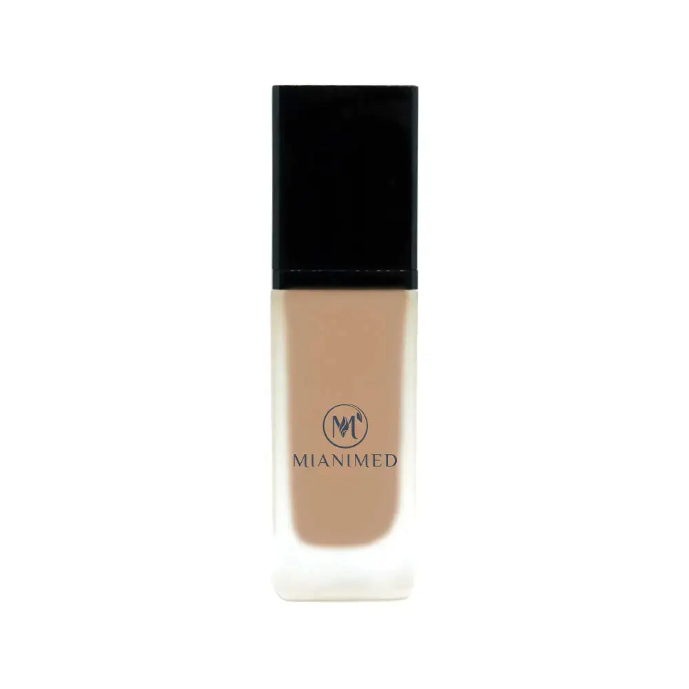 MIANIMED premium skincare foundation in sleek bottle