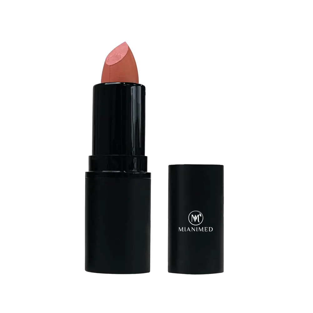 MIANIMED premium skincare lipstick in elegant black packaging