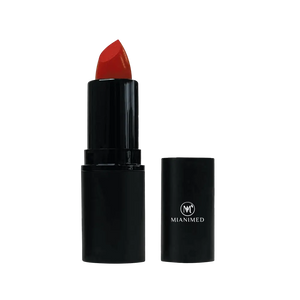 MIANIMED premium red lipstick in elegant black case, ideal for enhancing your skincare and beauty routine.