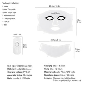 MIANIMED Silicone LED Mask Face