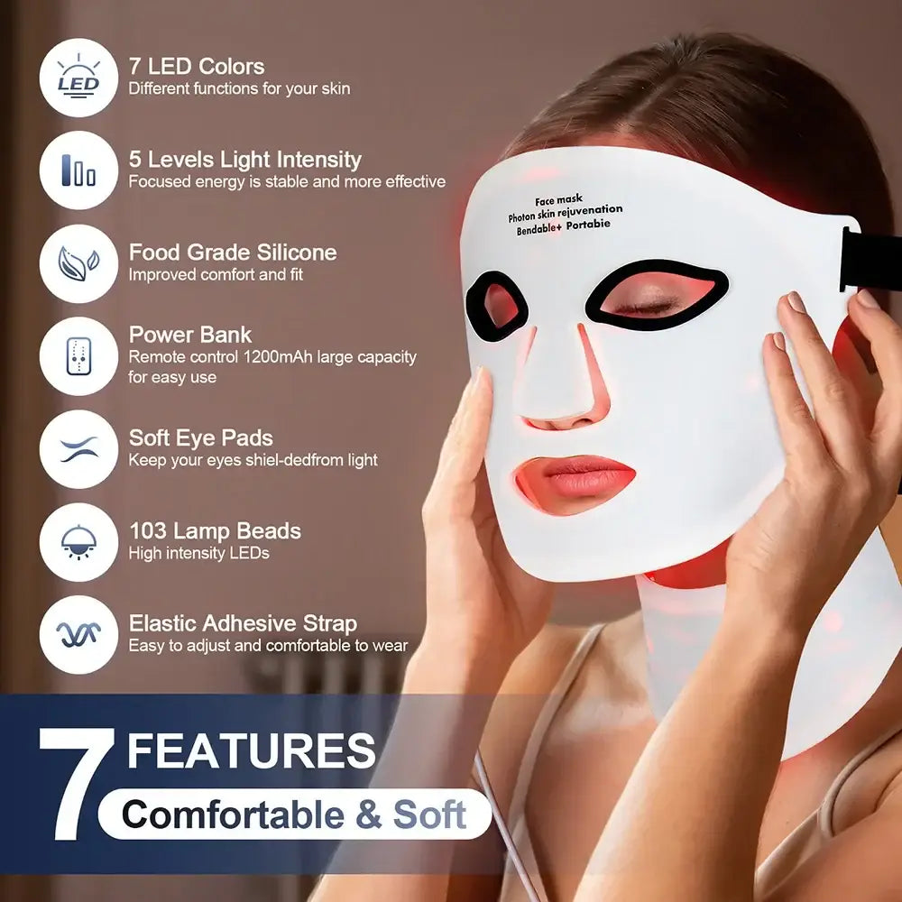 MIANIMED Silicone LED Mask Face