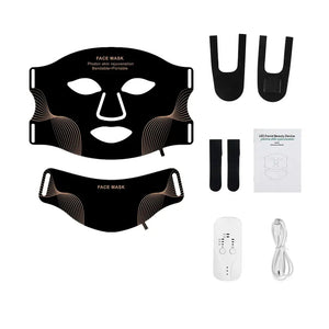 MIANIMED Silicone LED Mask Face - black