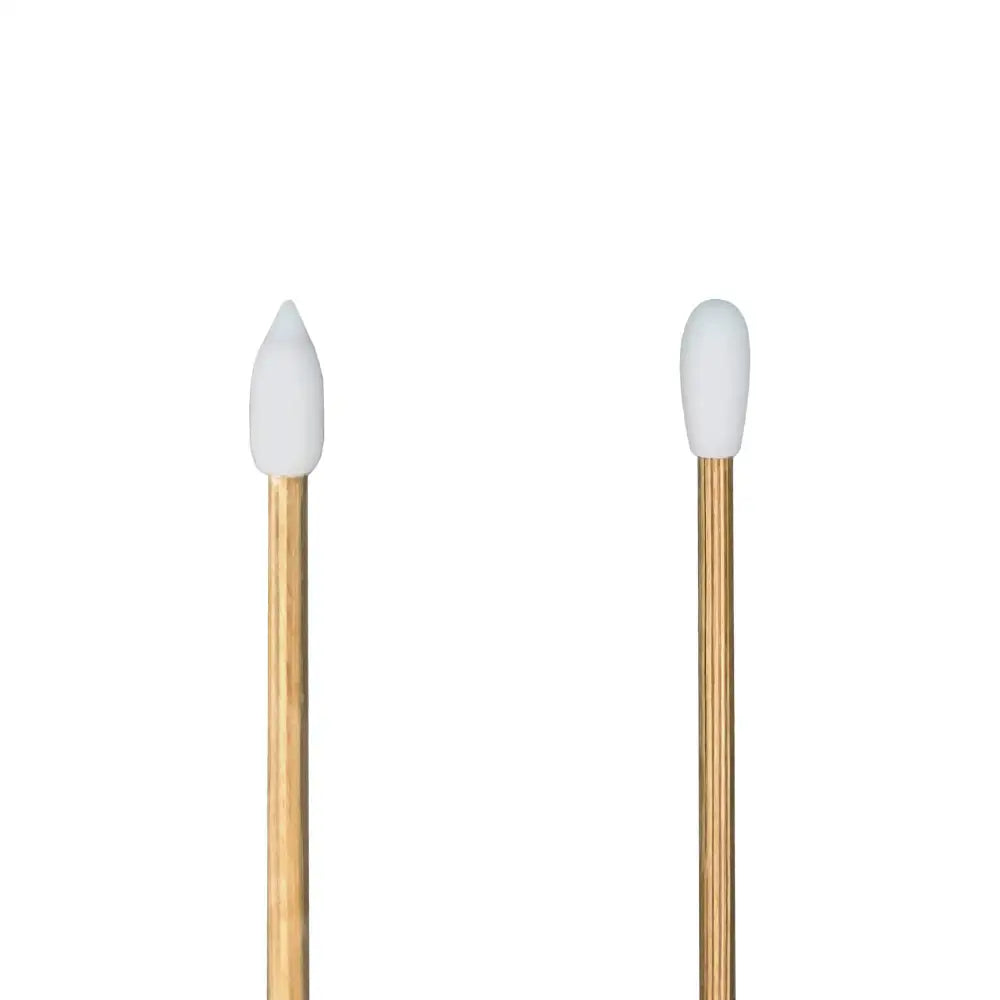 MIANIMED premium skincare bamboo cotton swab holder with reusable makeup applicators